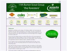 Tablet Screenshot of forestersscouts.org